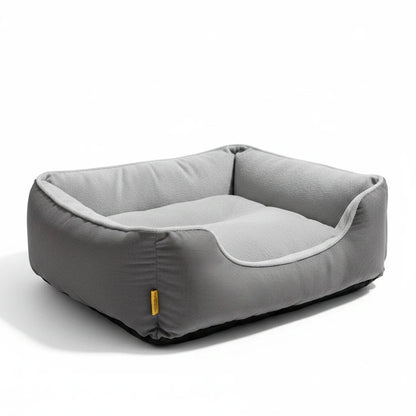 Plush Bolster Pet Bed for Large Dogs