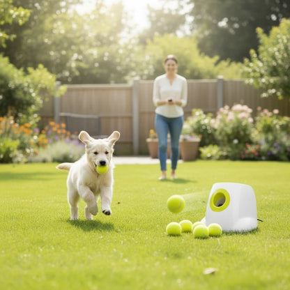 Automatic Pet Tennis Ball Launcher Toy