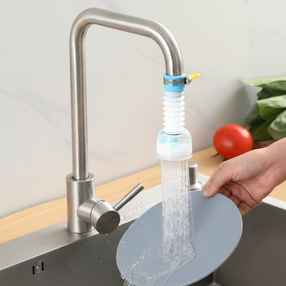 EVEREASE adjustable kitchen sink faucet sprayer attachment with 360-degree rotation washing a plate