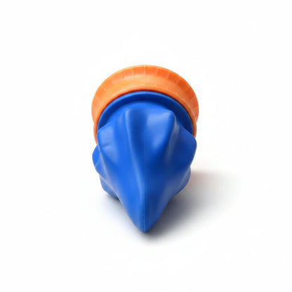 EVEREASE blue and orange cup-style slingshot for outdoor hunting and target practice