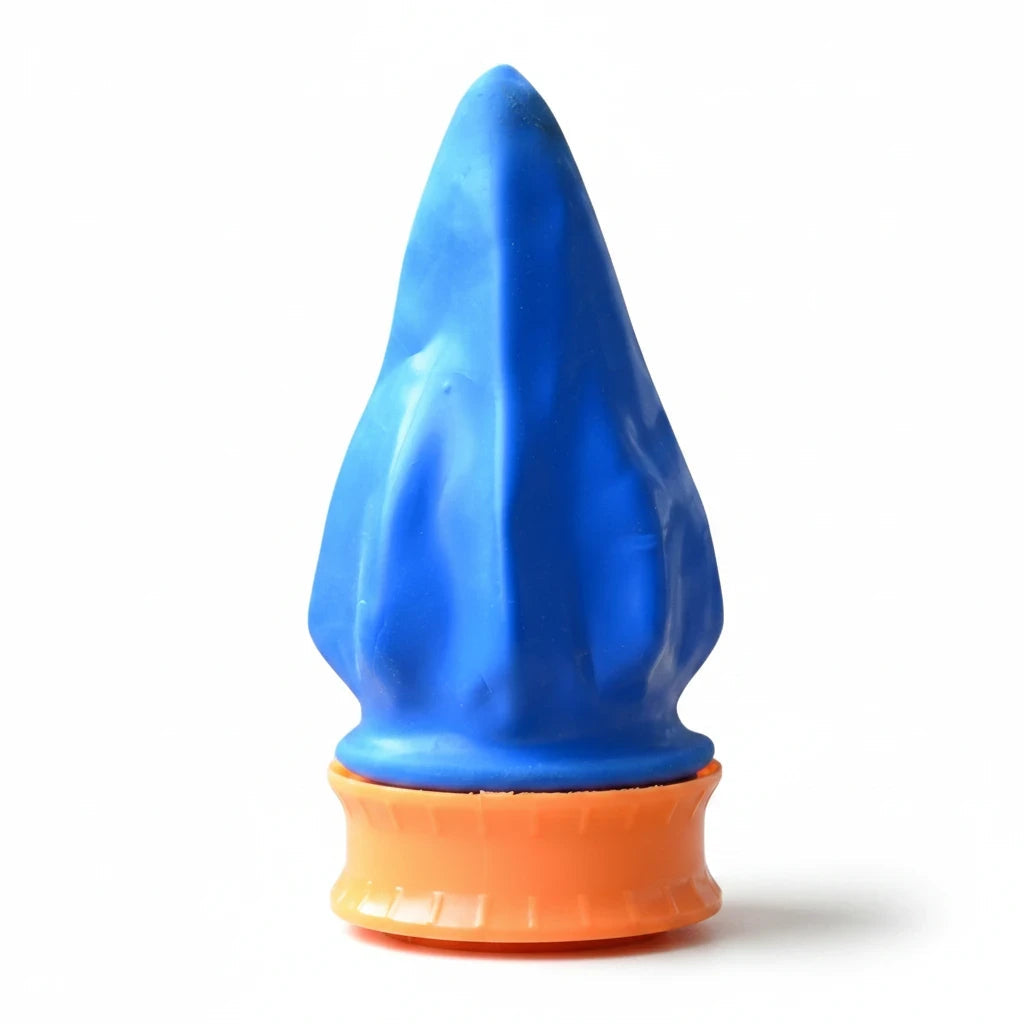 EVEREASE blue rubber cup slingshot with an orange base for outdoor target practice and hunting