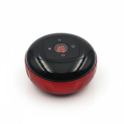 EVEREASE SmartCup dynamic cupping therapy device with red light, heat therapy, and digital LCD display