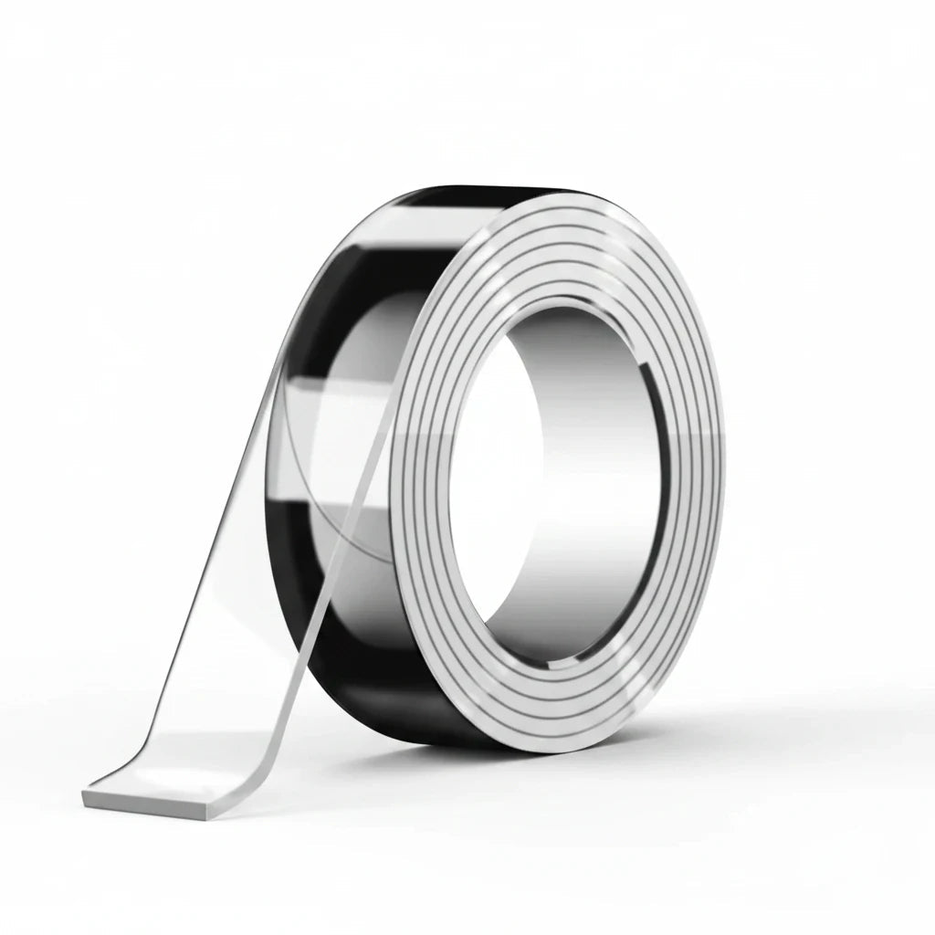 EVEREASE heavy duty double sided mounting adhesive tape roll in clear transparent material for multi-surface use