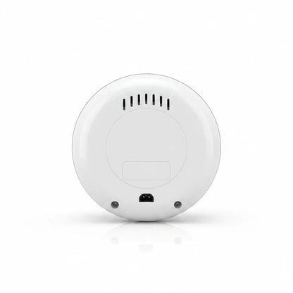 EVEREASE MiniWash portable washing machine in white, showing the back view with power port and ventilation slots.