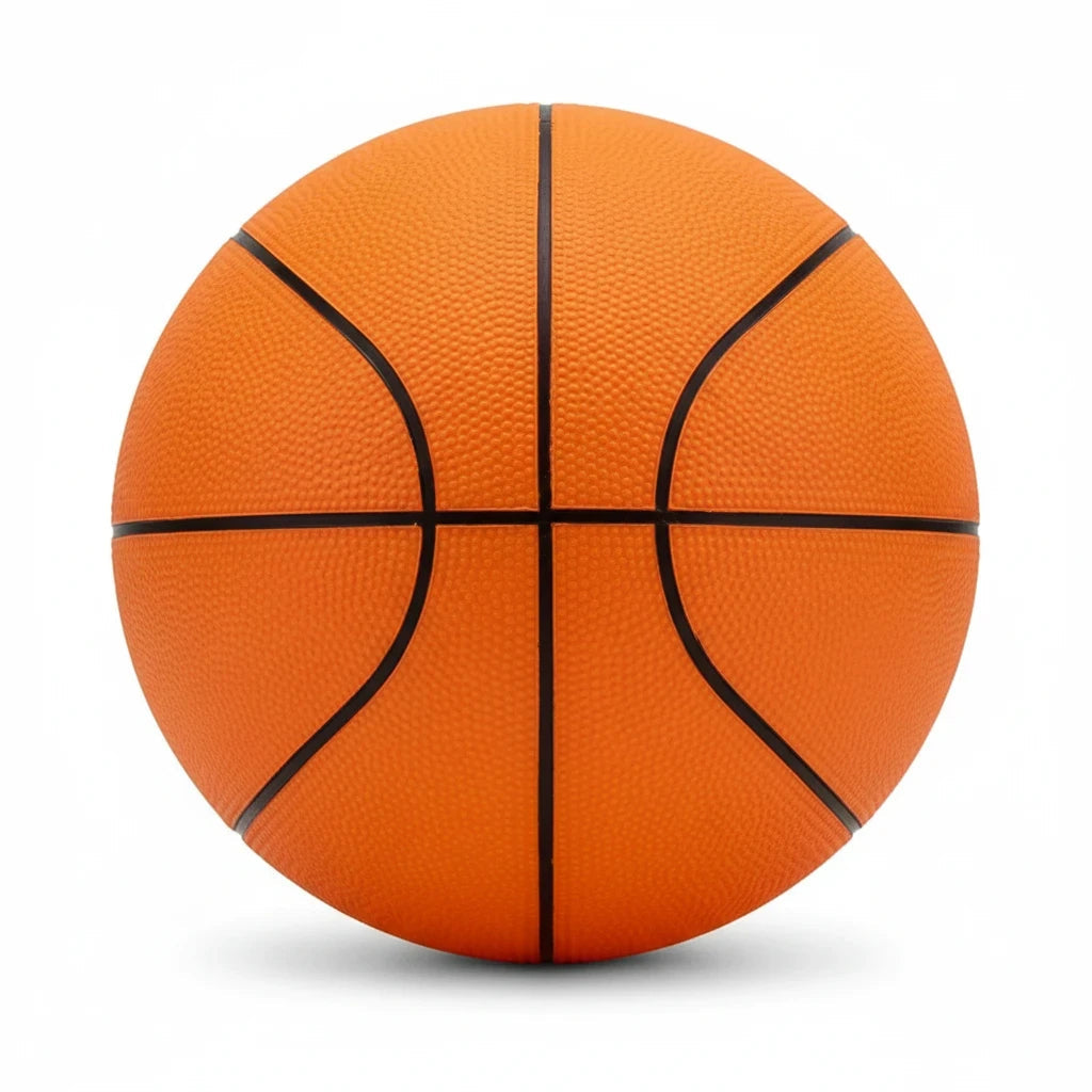 EVEREASE silent training basketball in orange with black seams for noise-free indoor practice